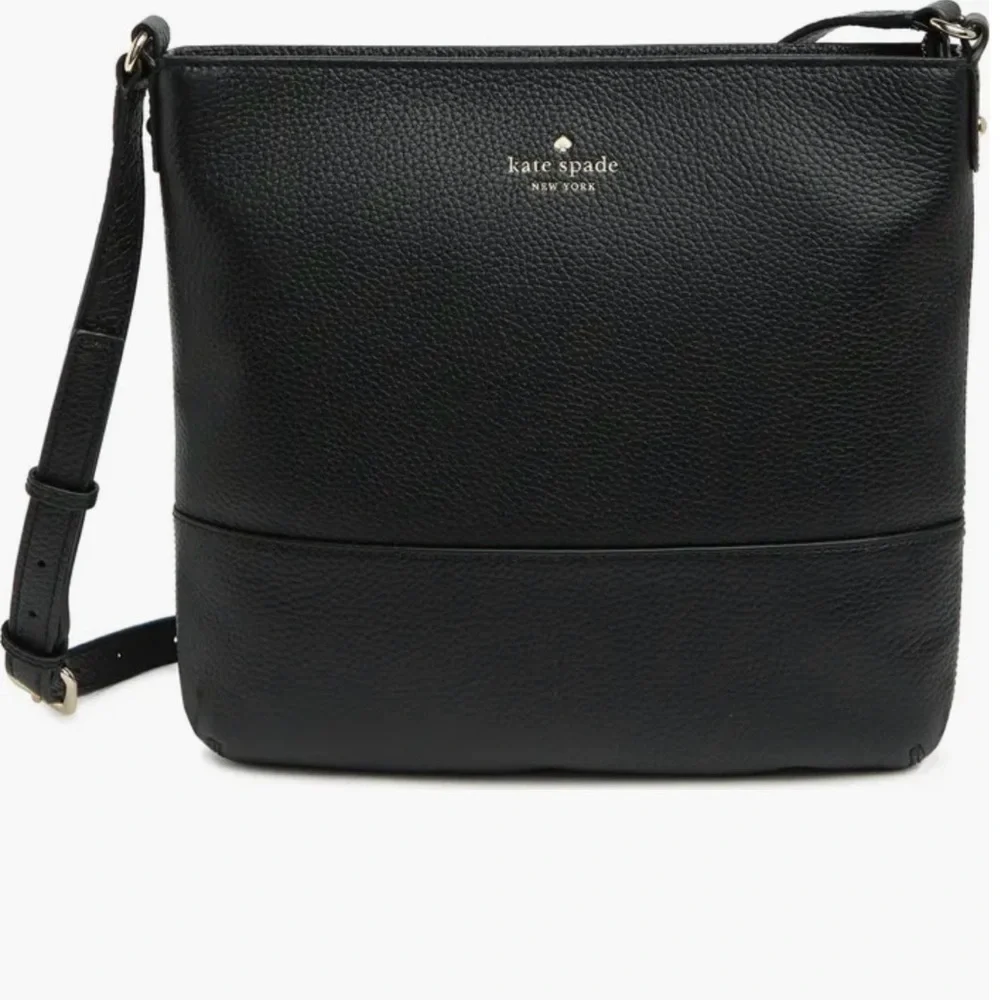$280 NWOT Kate Spade Southport Ave Cora Crossbody Black Bag w/Adjustable Strap